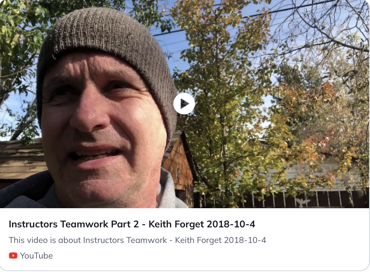 Instructor Teamwork - Part 2