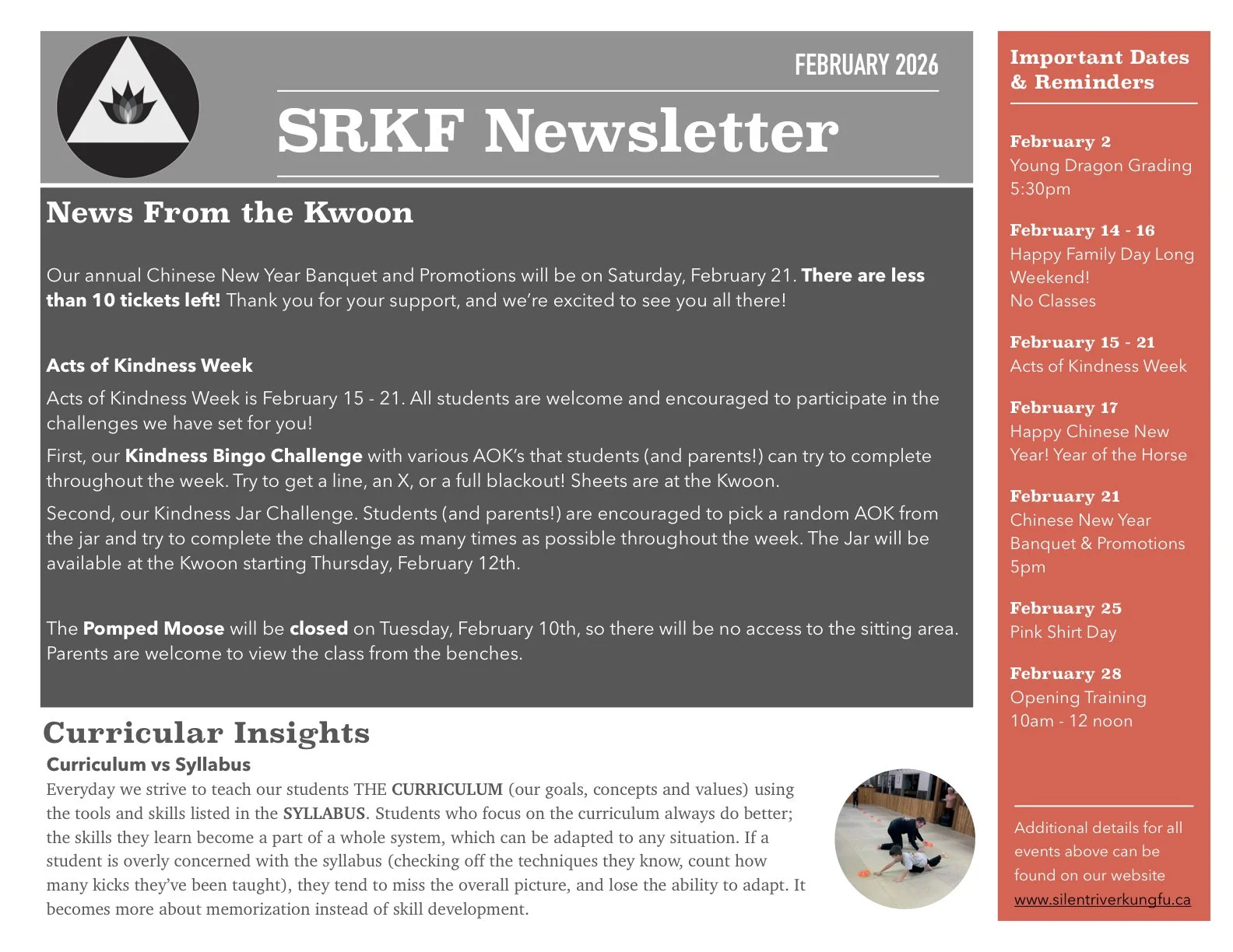 SRKF March Newsletter 2026