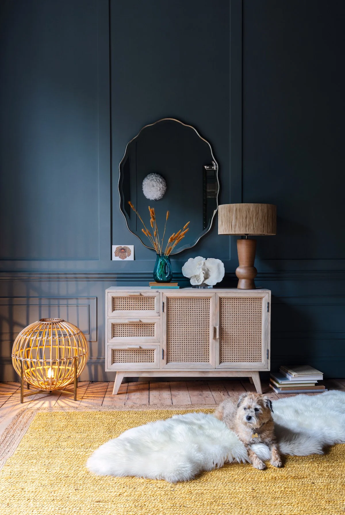 Graham and Green cabinet and dog.jpeg