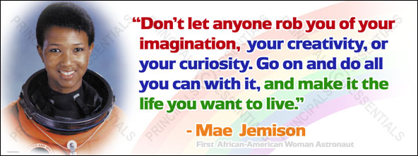 Mae Jemison went into orbit on the Space Shuttle Endeavor in 1992.