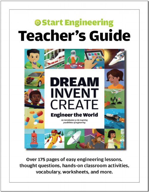 Engineering　Invent,　Dream,　Teacher's　Start　Guide　—　25　Create　books　Poster