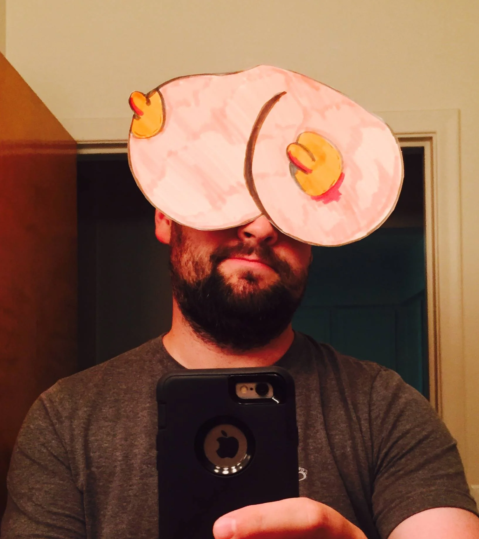 the boob-eyes masks worn by Coven during the final scene; made by yours truly