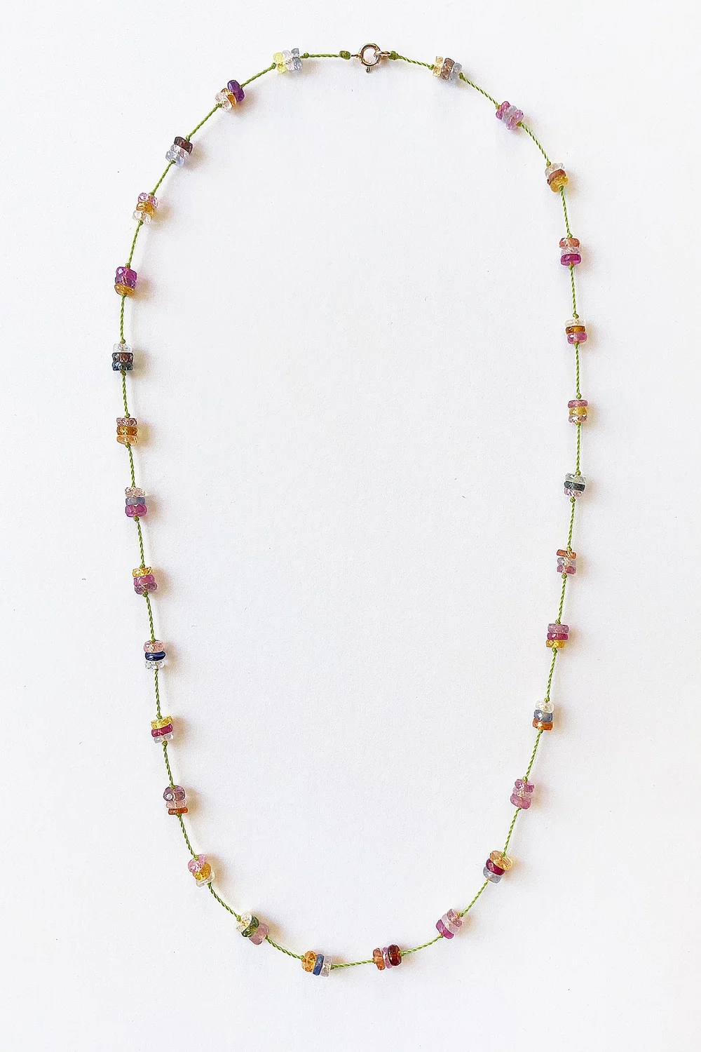 See Real Flowers - Rainbow Sapphire Necklace — SEE REAL FLOWERS