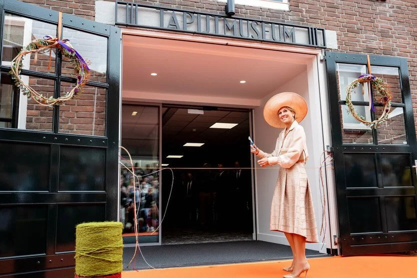 This September, @tapijtmuseum in Genemuiden opened its doors to the public! The official opening was performed by Queen M&aacute;xima. 

The museum tells the story of craftsmanship, innovation and tradition, with special attention to the people and t