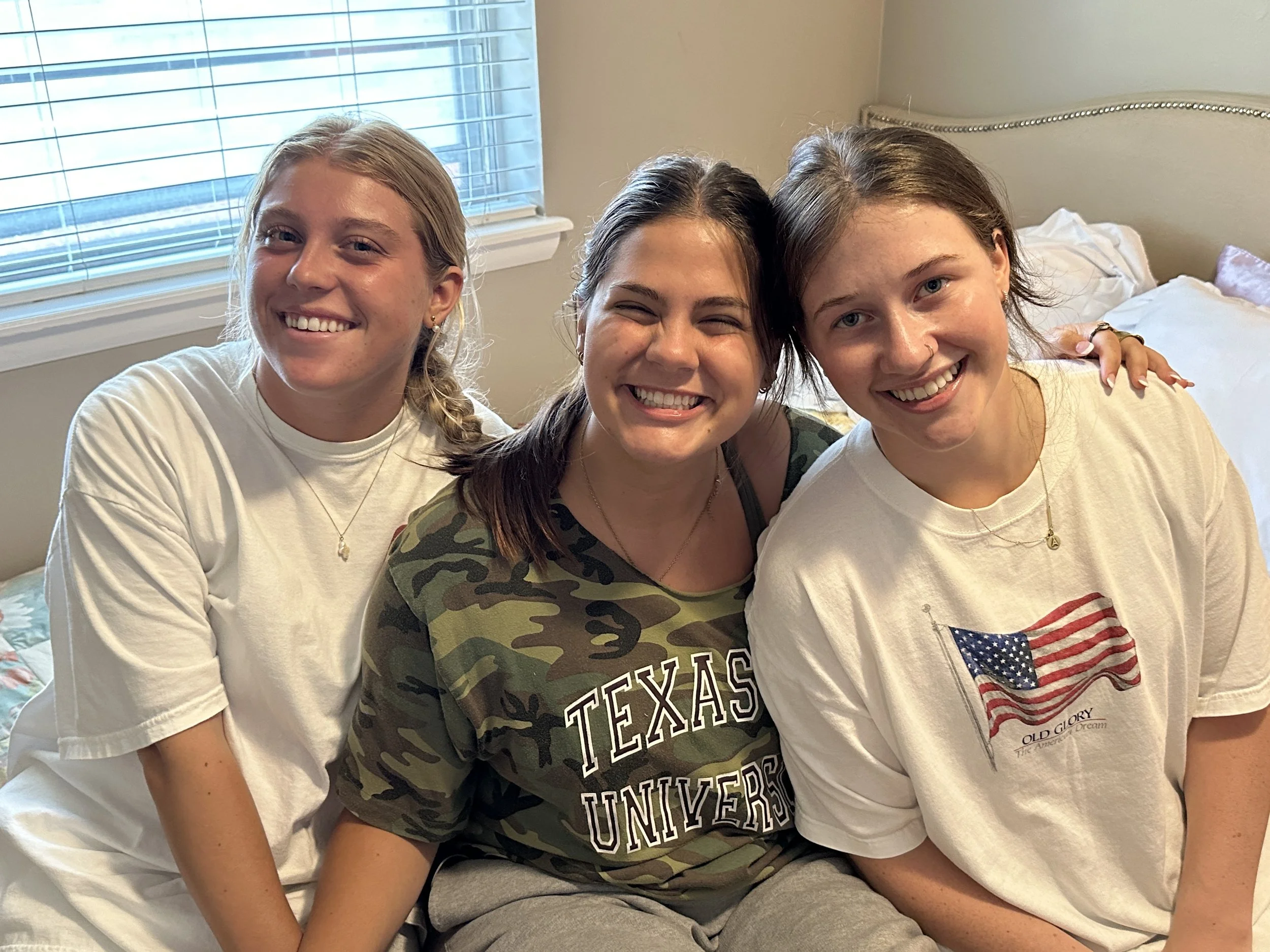  3 out of 4 of the sweet roomies 