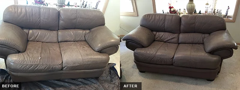 Leather Love Seat Fatigue Repair and Restoration Oakland County, MI - Leather Love Seat Fatigue Repair and Restoration Macomb County, MI - Leather Love Seat Fatigue Repair and Restoration Wayne County, MI