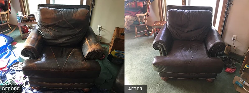 Leather Grandfather chair Fatigue Repair and Restoration Oakland County, MI - Leather Grandfather chair Fatigue Repair and Restoration Macomb County, MI - Leather Grandfather chair Fatigue Repair and Restoration Wayne County, MI