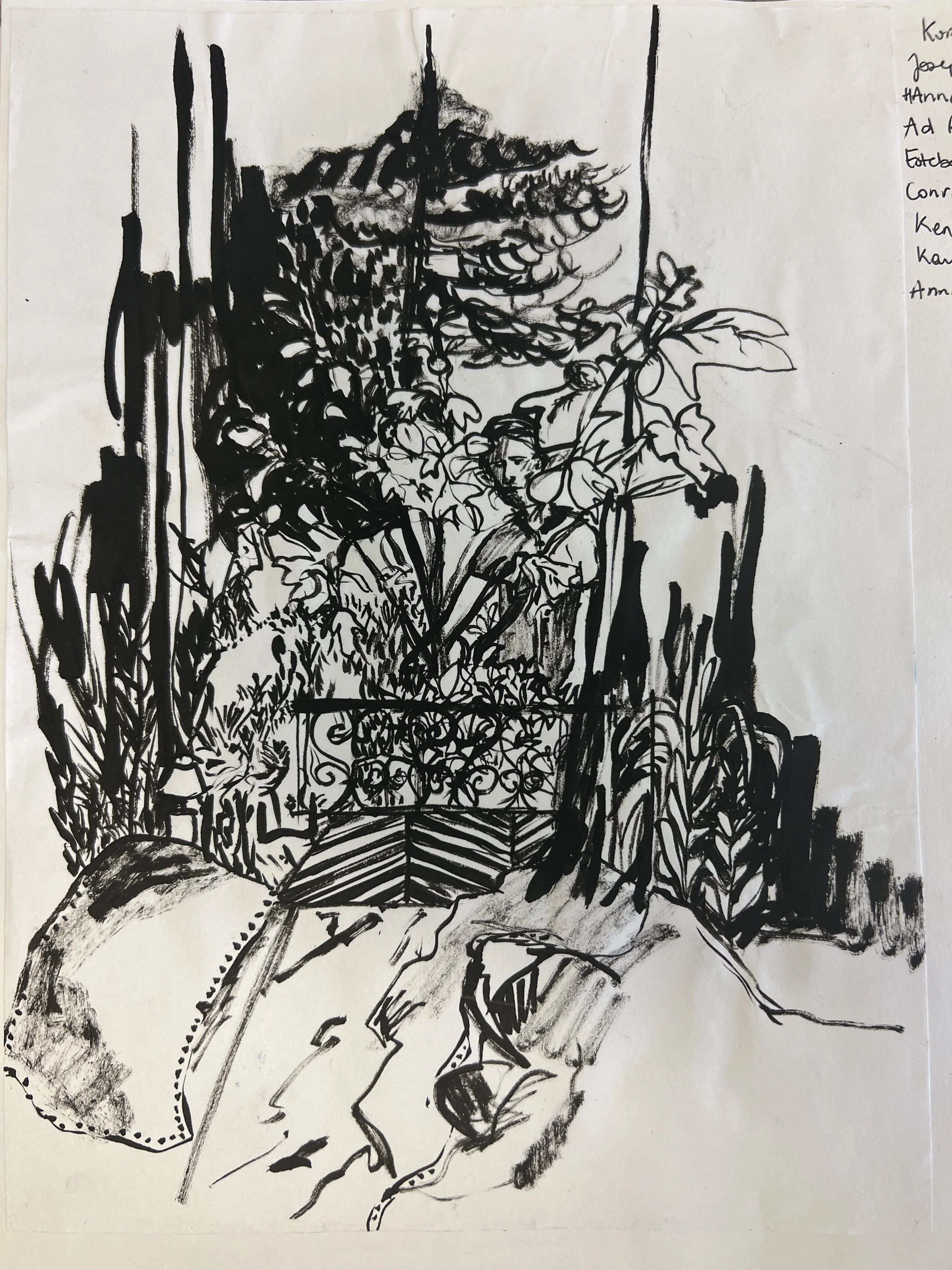 Sketch for "The Dream"