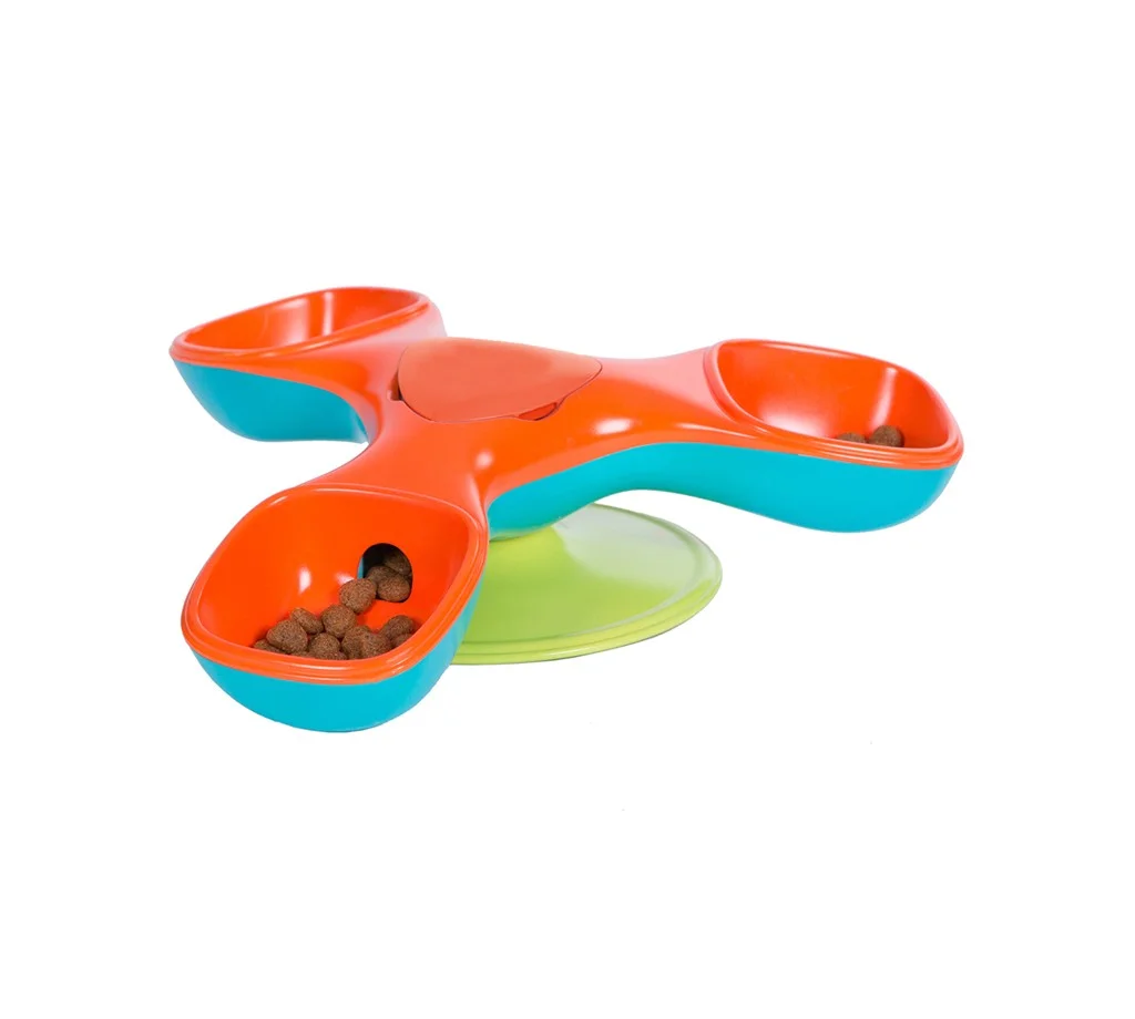 Triple Treater Totter Dog Feeder