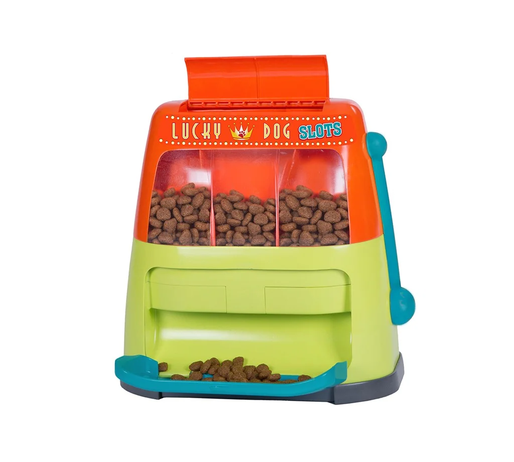 Lucky Dog Slot Dog Feeder