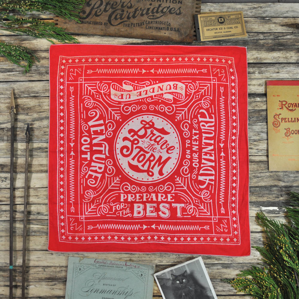 Red Winter Cabin Bandana.jpg