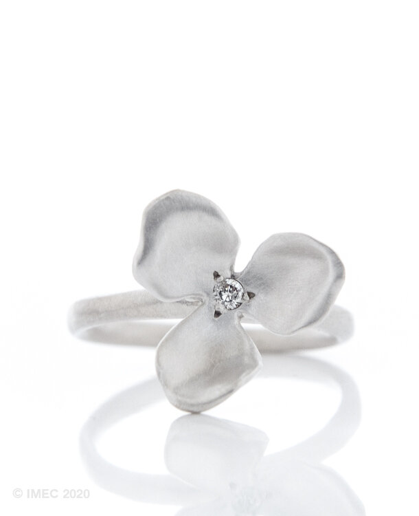 Celtic Flower Scarf Ring – Celtic Crystal Design Jewelry