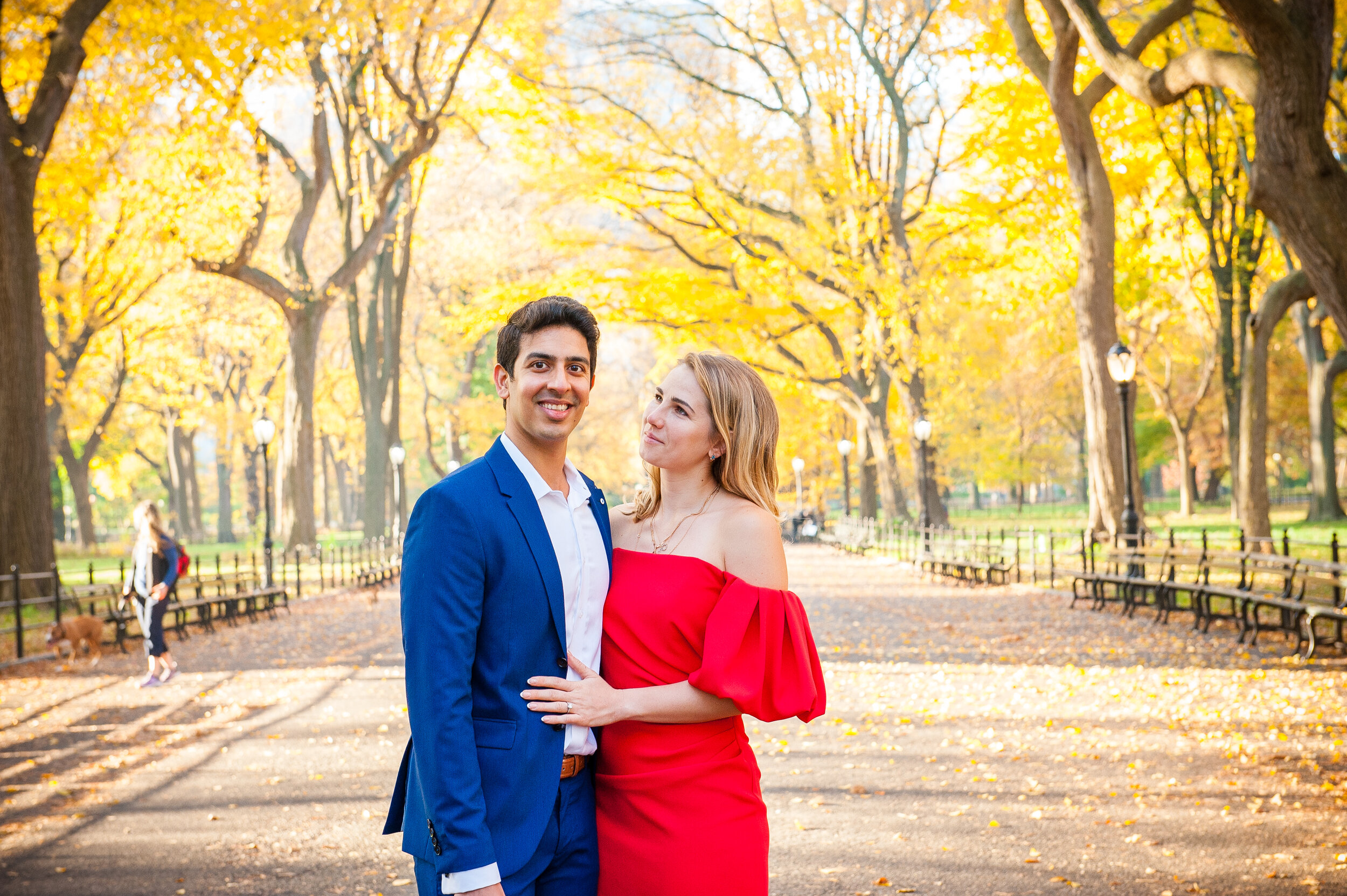  Engagement shoot in Central Park. 