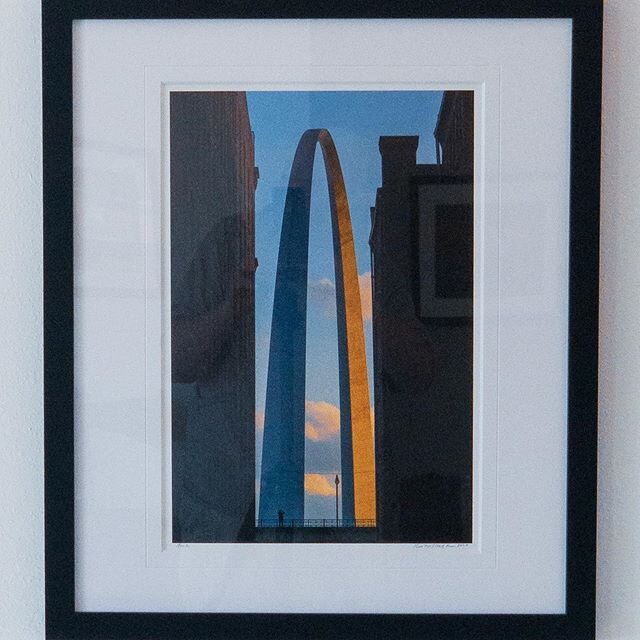 I just hung my new photograph from @picskelton  It&rsquo;s my favorite of any photograph I&rsquo;ve seen of the arch.