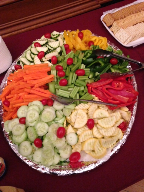 A Delicious Veggy Tray from Pagani's