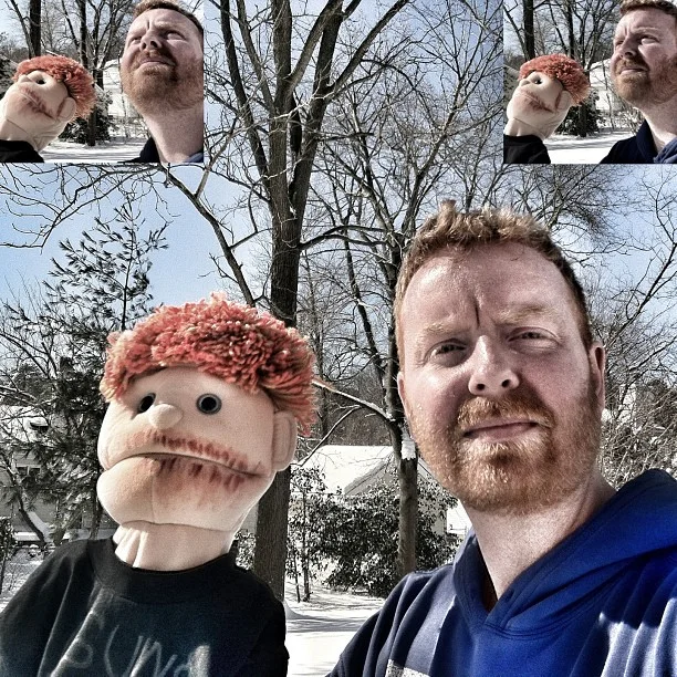 Dave and SNOW and Puppet.jpg