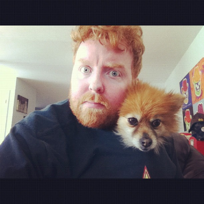  Dave & his dog - clearly dating.