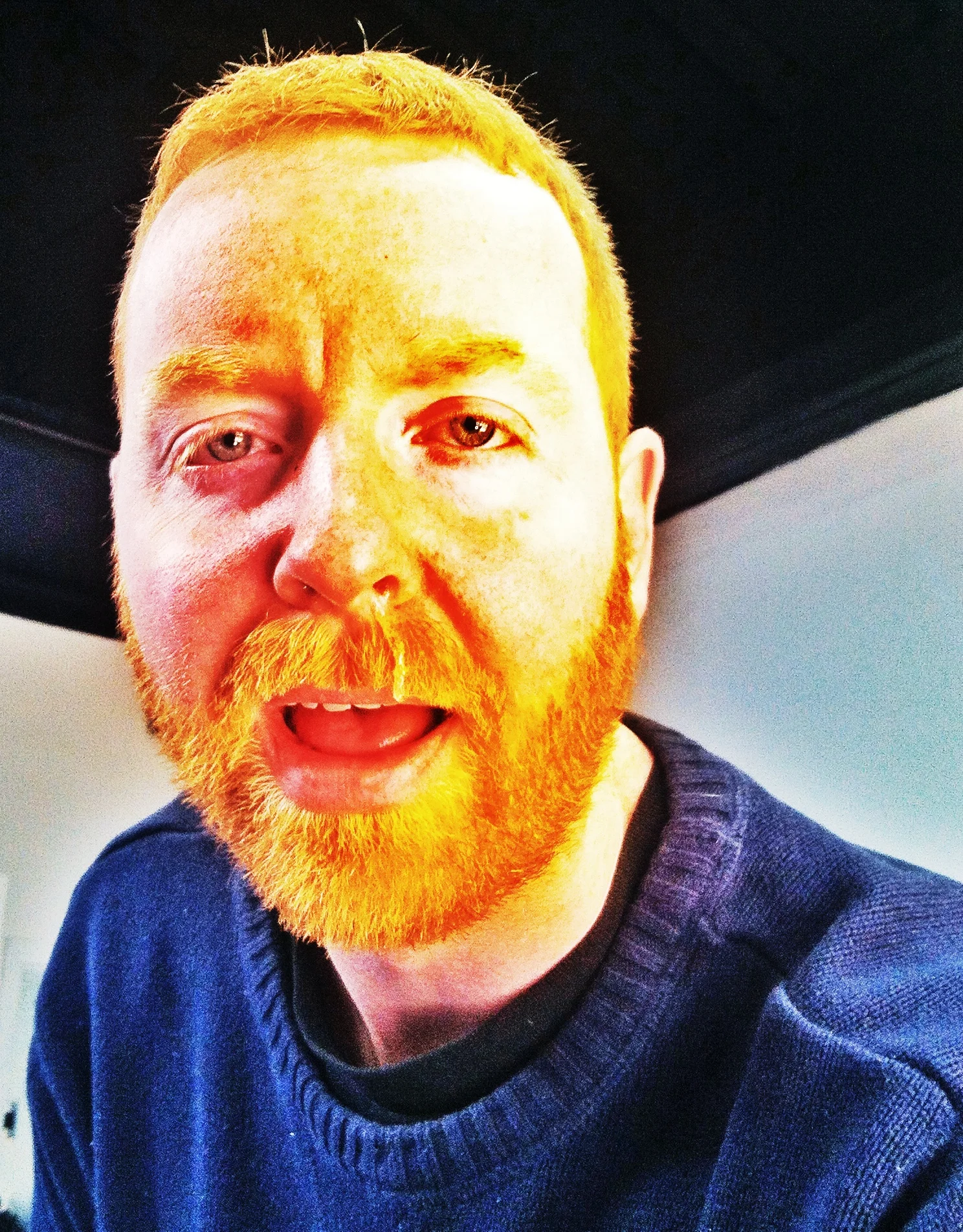  Davey Mac- He's seriously contemplating licking "Snotty".