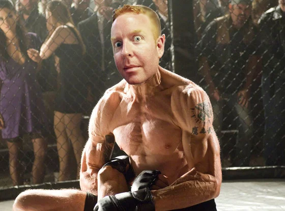  Davey Mac: Very much photo-shopped in this pic.