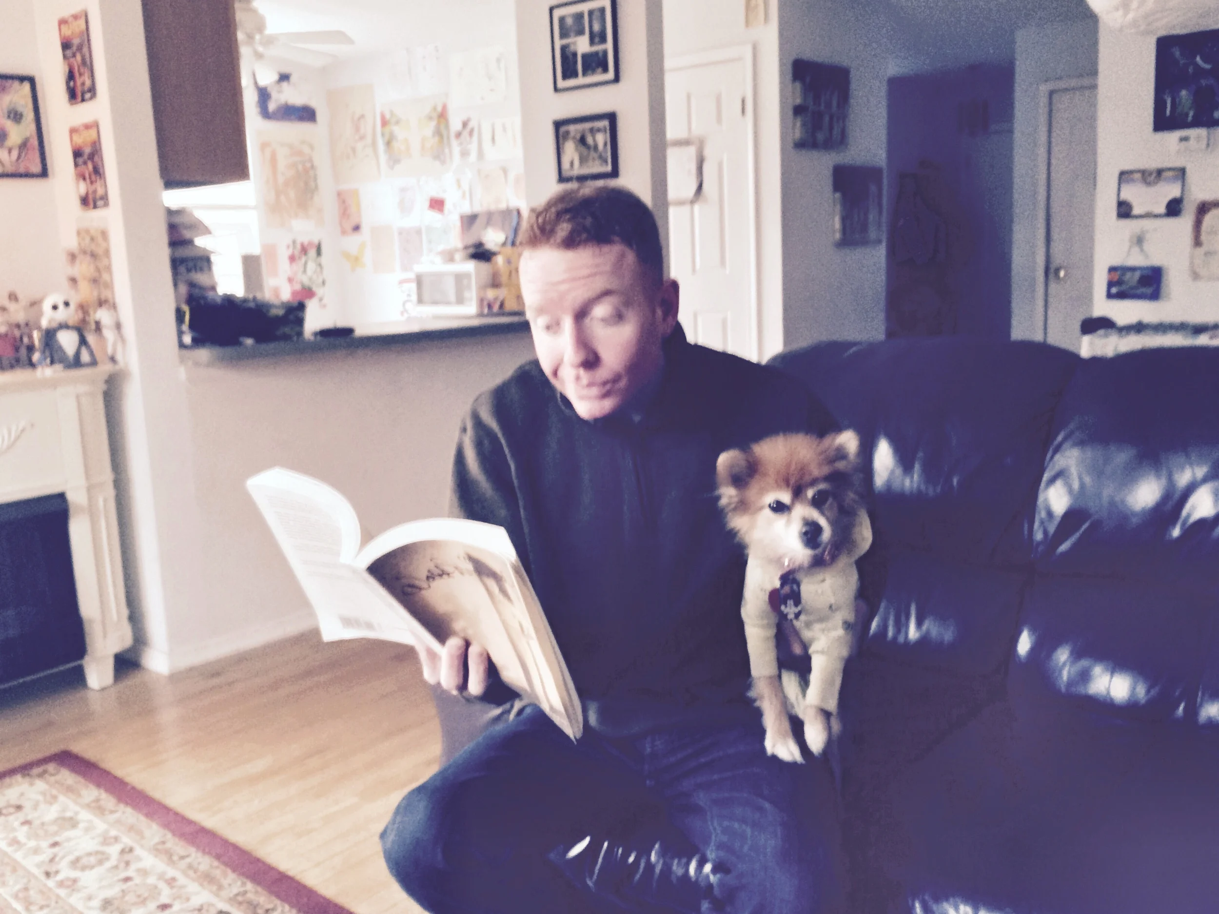  East Side Dave: Only Pretending To Read.