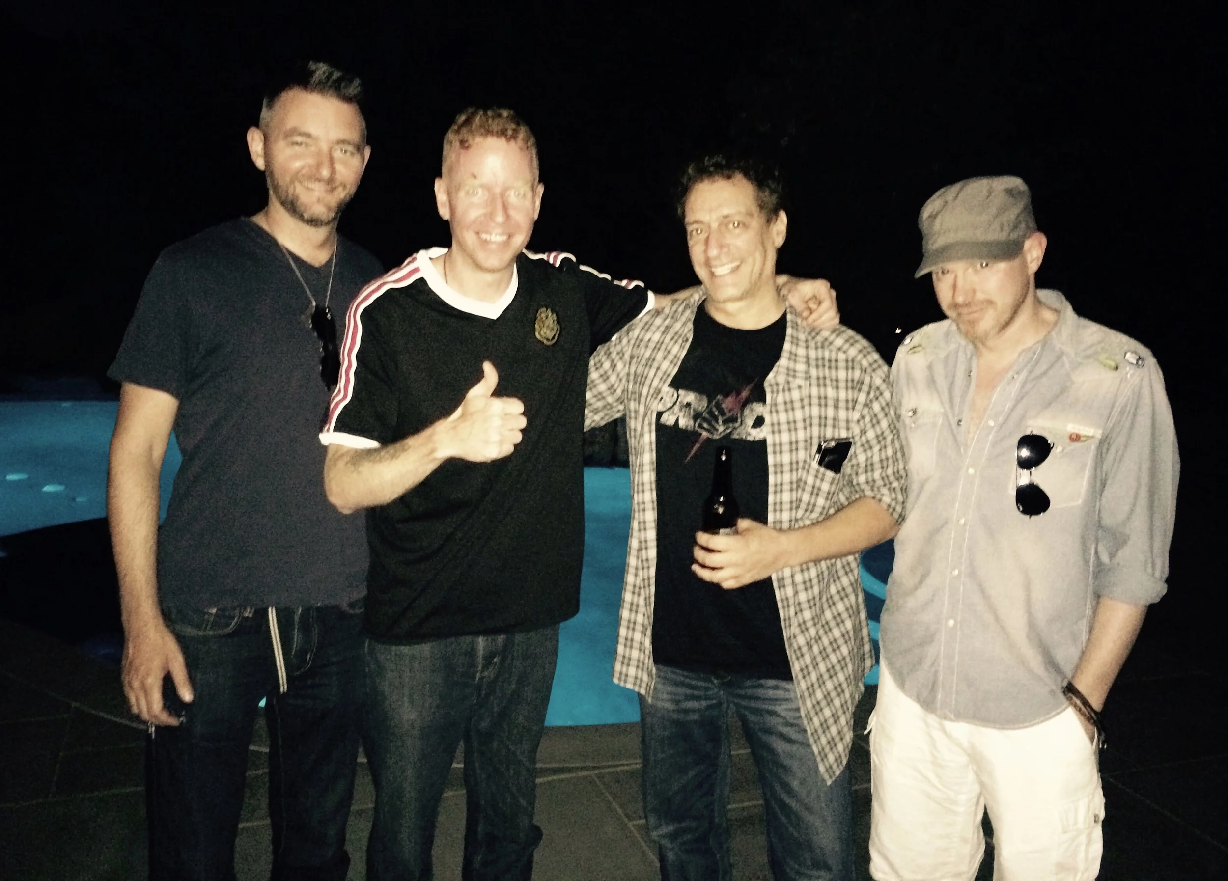  Handsome Gentlemen: Sean O, "East Side" Dave, Anthony, Roy Shaffer