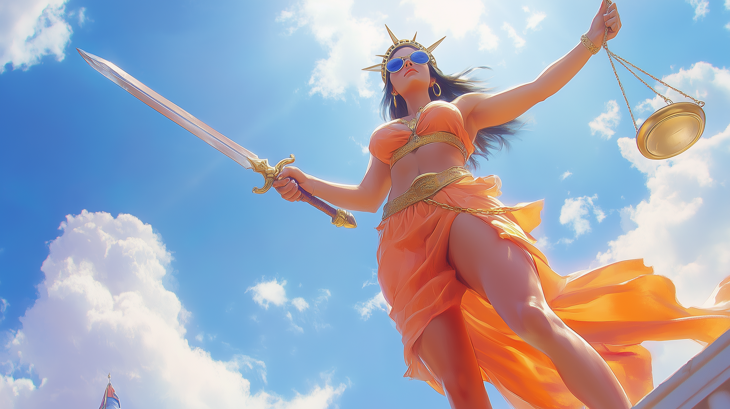 Lady Liberty Fights Back Desktop Wallpaper.png
