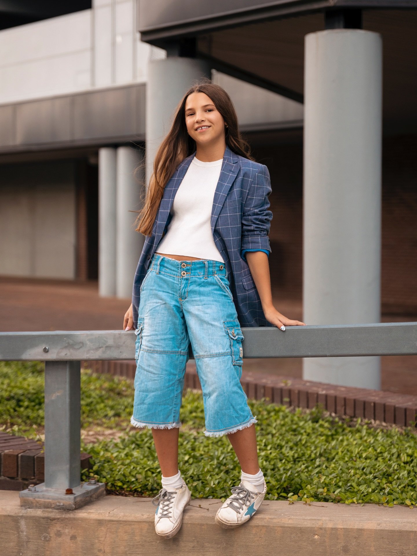 Styled by Maegan! 🩵 A couple of cool kid looks for Andees test shoot. 📸

Photographer @michelledaschbachphoto 
Model @andeeylee8888 of @jeamodelmgmt &amp; @saltmodel ATL.