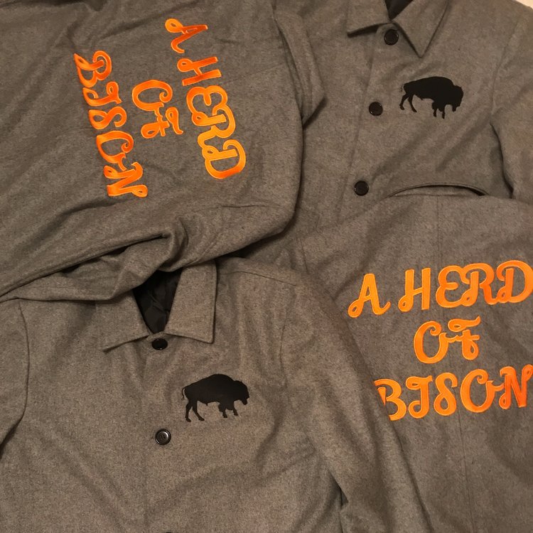 BISON Tie Dye Split Denim Jacket — A Herd Of Bison Co.