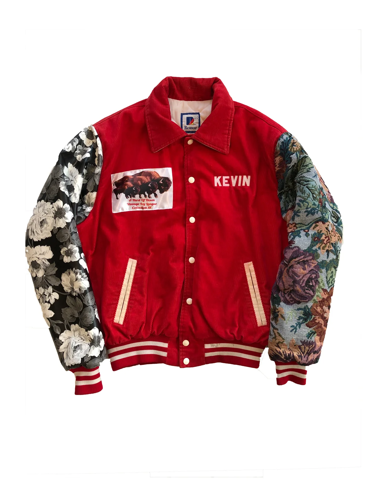 1996 Red Corduroy Bison Vintage Ivy 