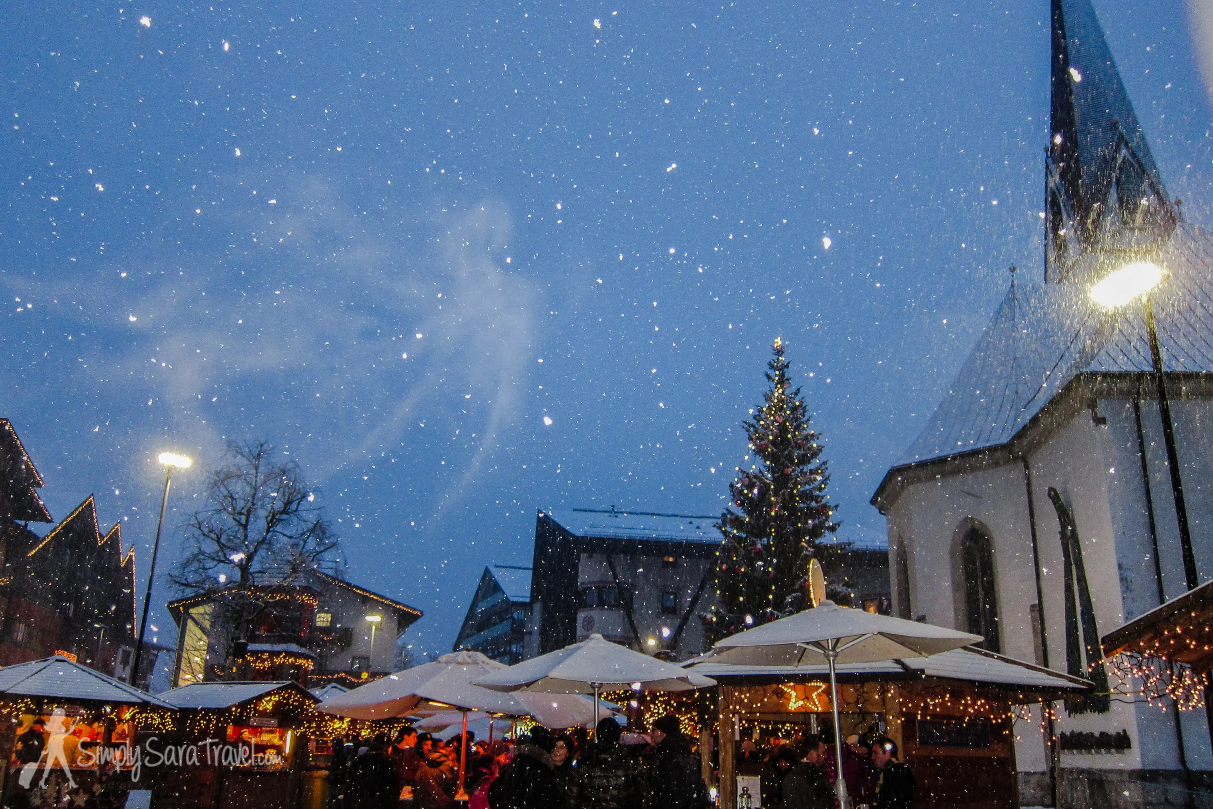 St. Oswald's church is on the right.