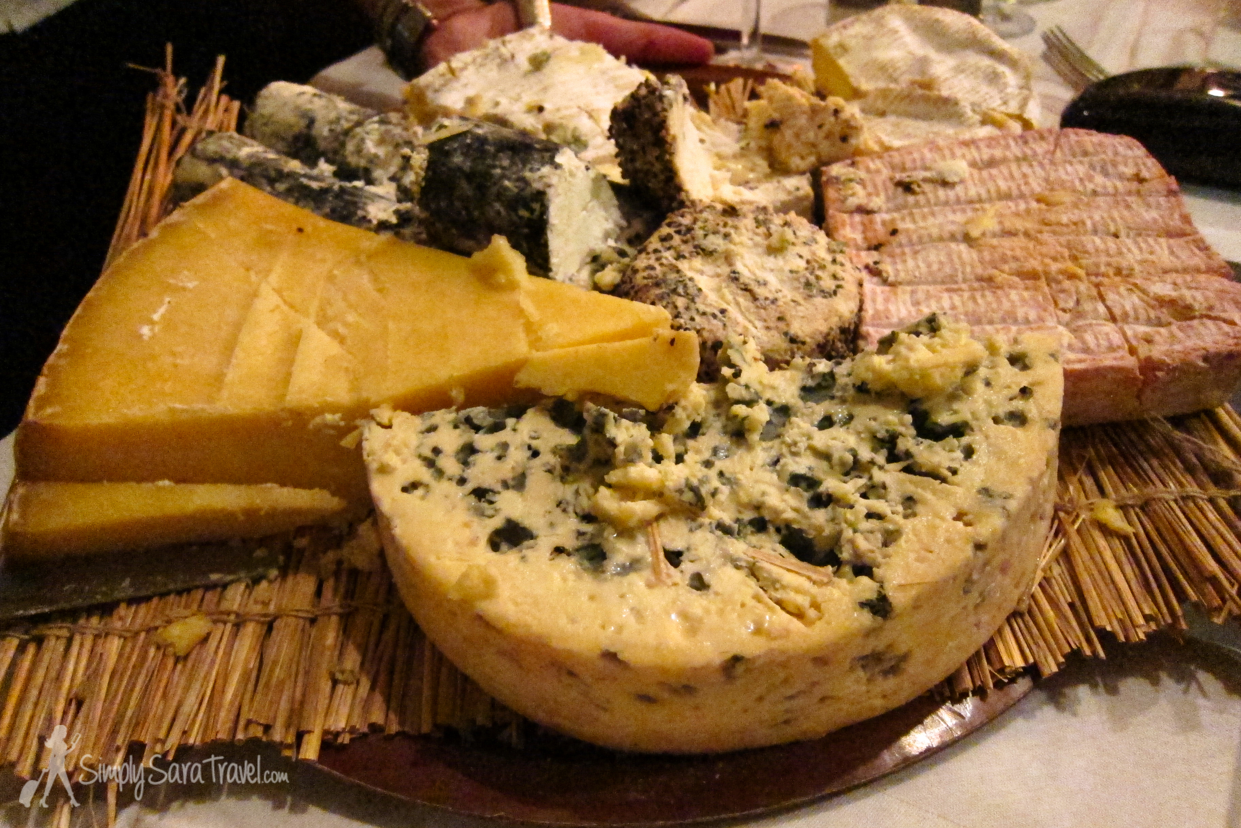 I love that the French have an additional course included in a proper dinner: the cheese course. Check out that fromage at Paris bistrot À La Biche Au Bois