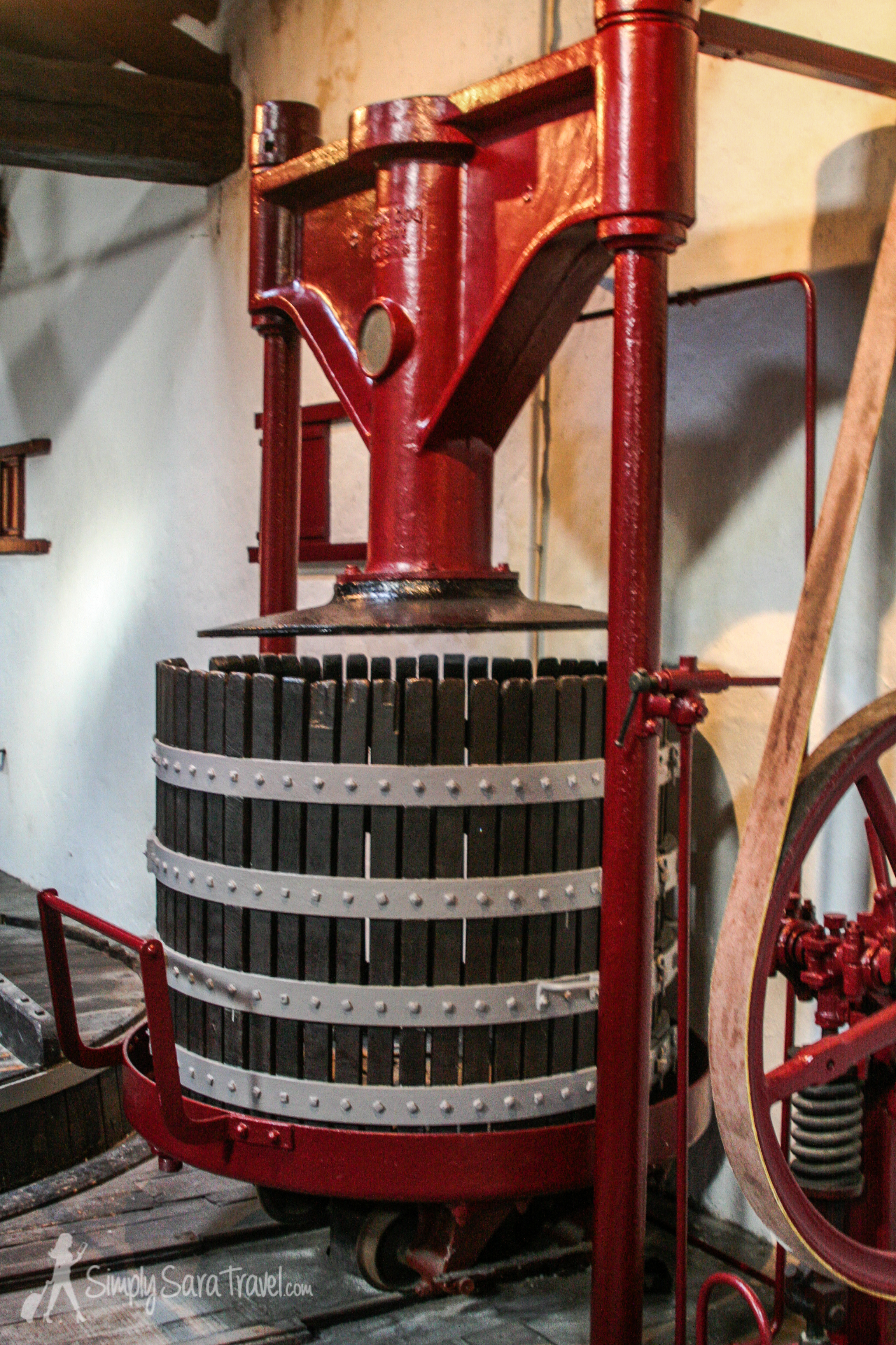 Check out that old wine press!