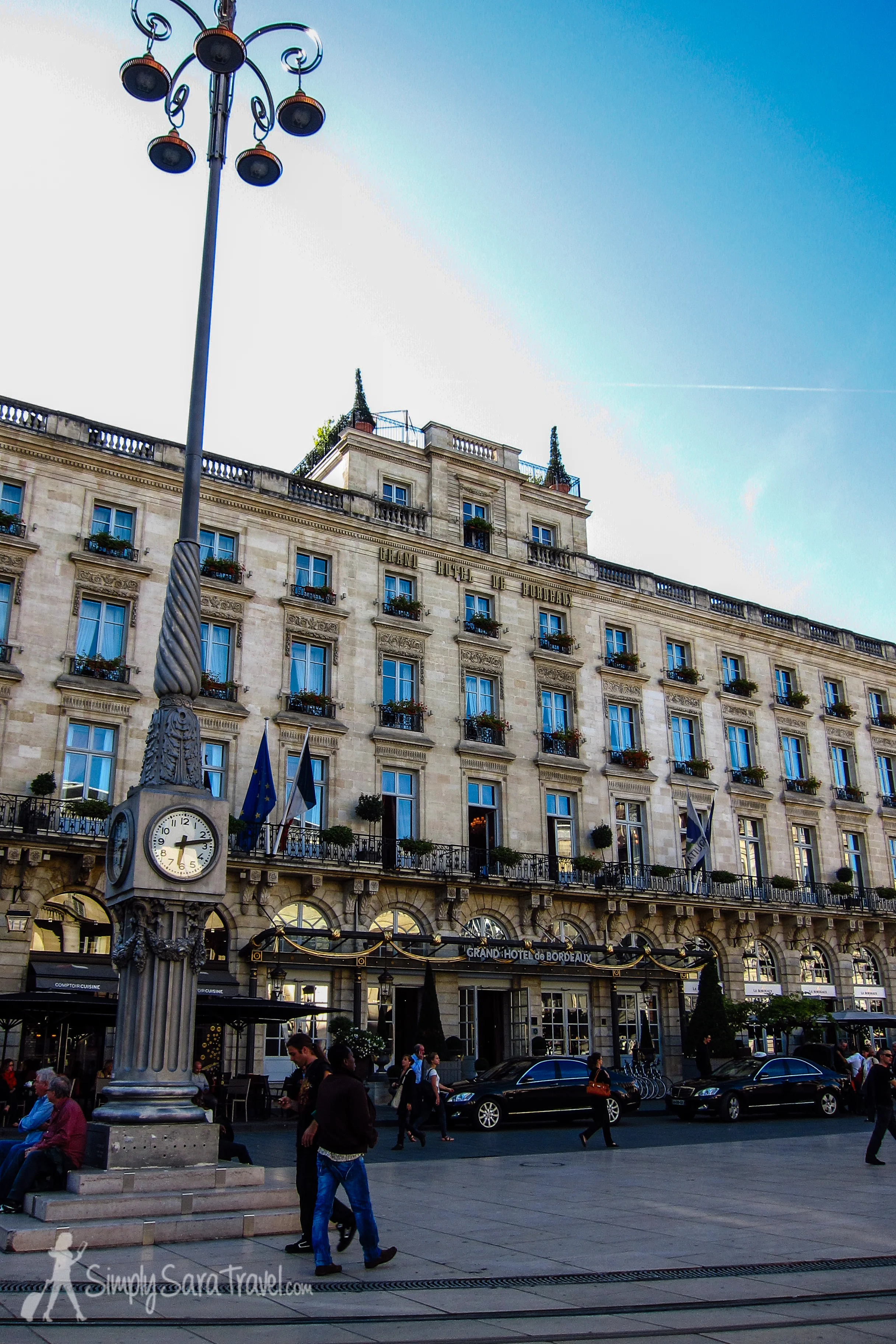 For a more luxurious experience, try the swanky Grand Hotel de Bordeaux and Spa . Or just admire it from a distance like I did.