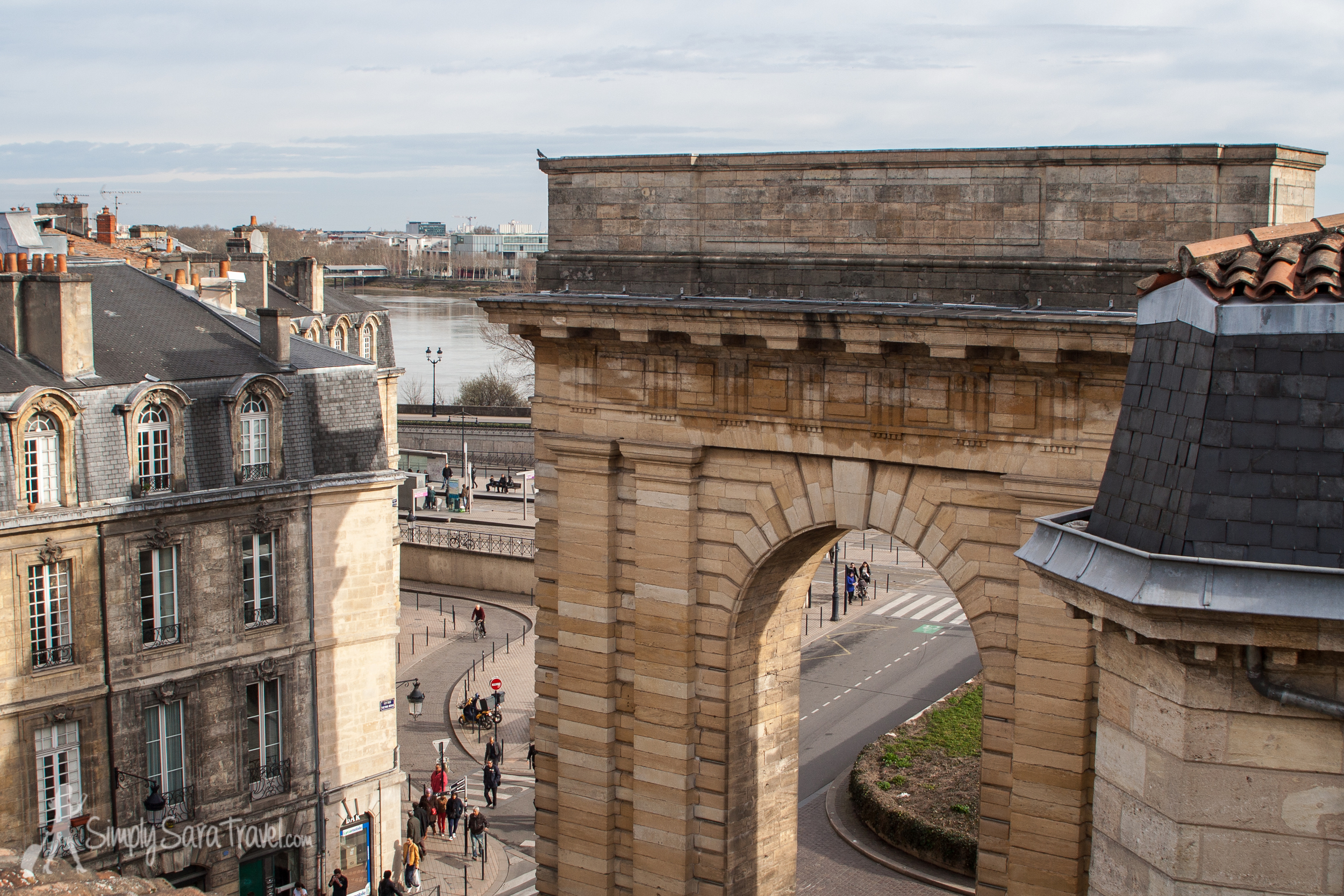 The view from the Bordeaux Terrace , a great home-base that sleeps 4