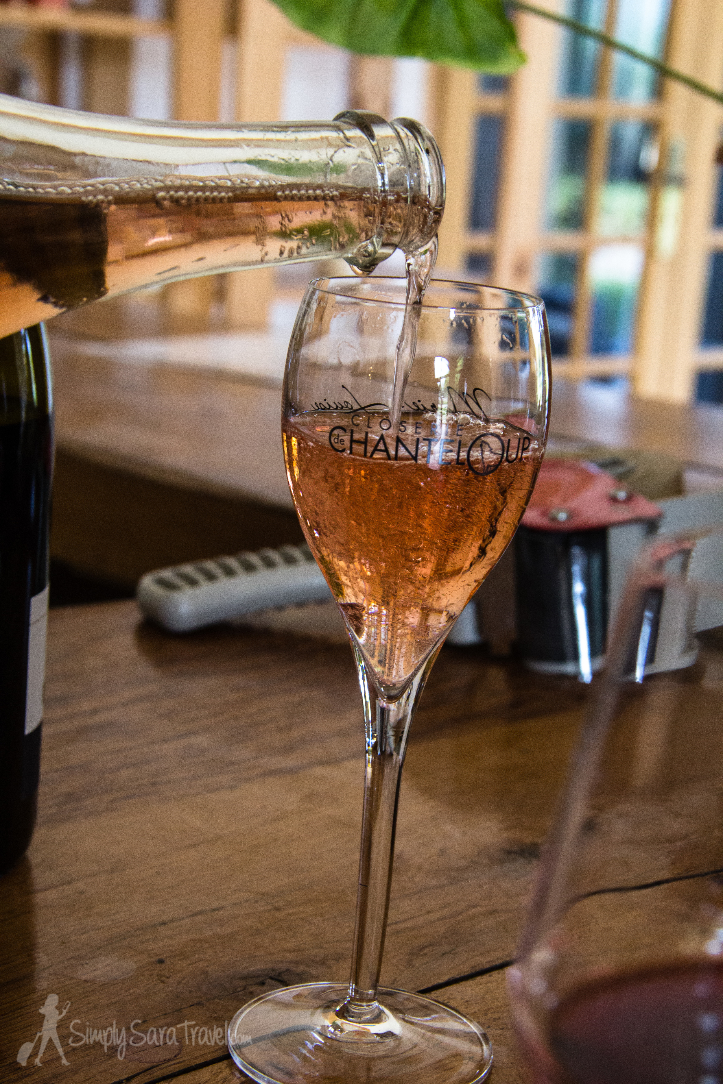 This was the favorite - the Cuvée Marie-Louise Rose, a light sparkling wine. 