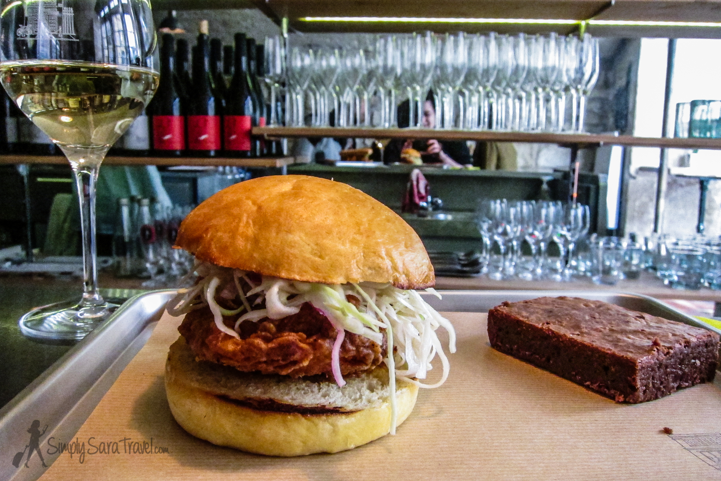 Fried chicken sandwich