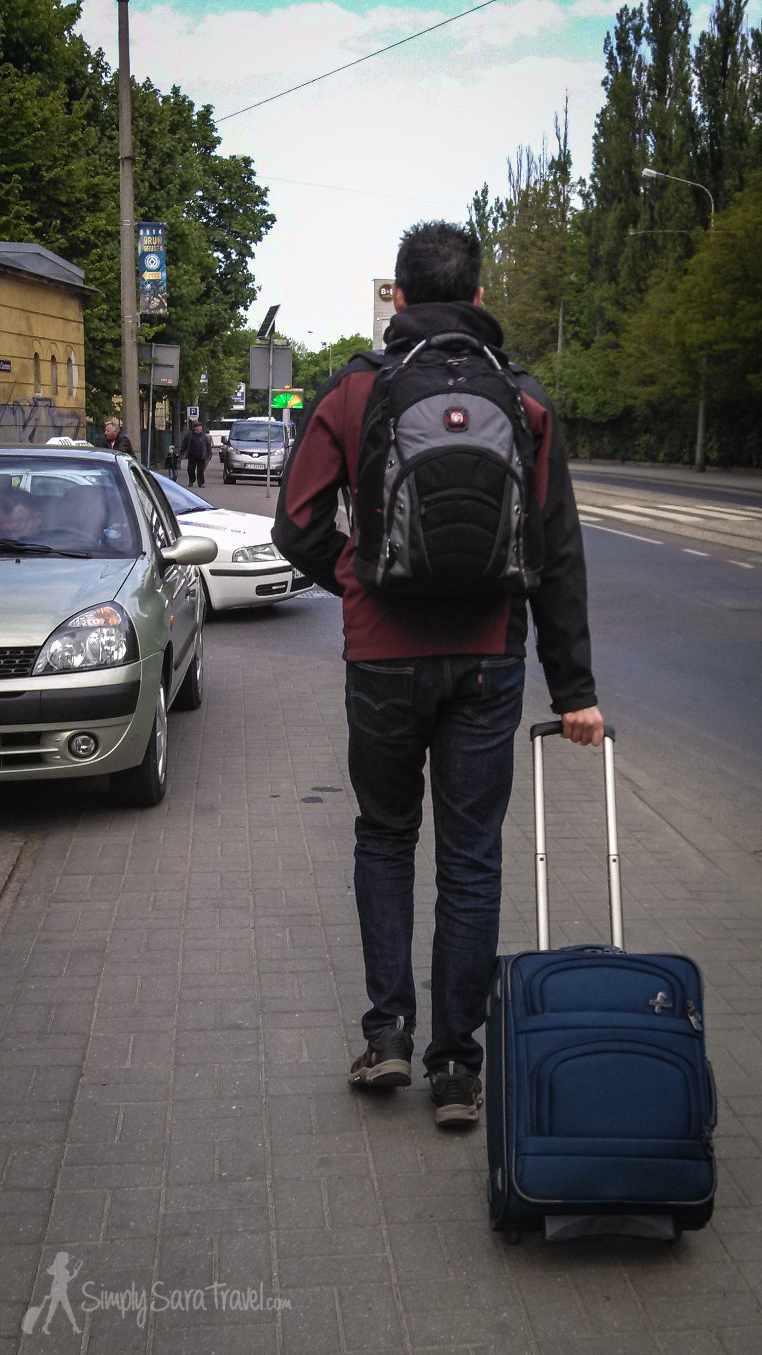 Added bonus of packing light? Not having to carry your own bags.