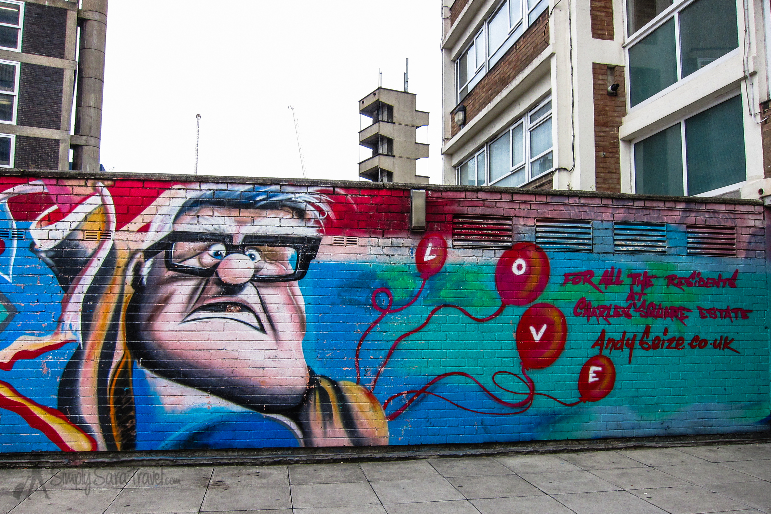The old man, Carl Fredricksen, from the Pixar movie Up