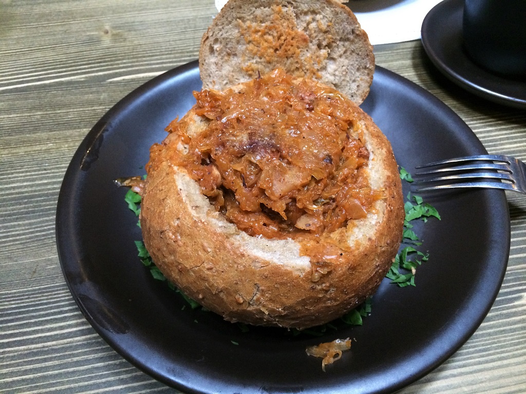 Sauerkraut stew (bigos)