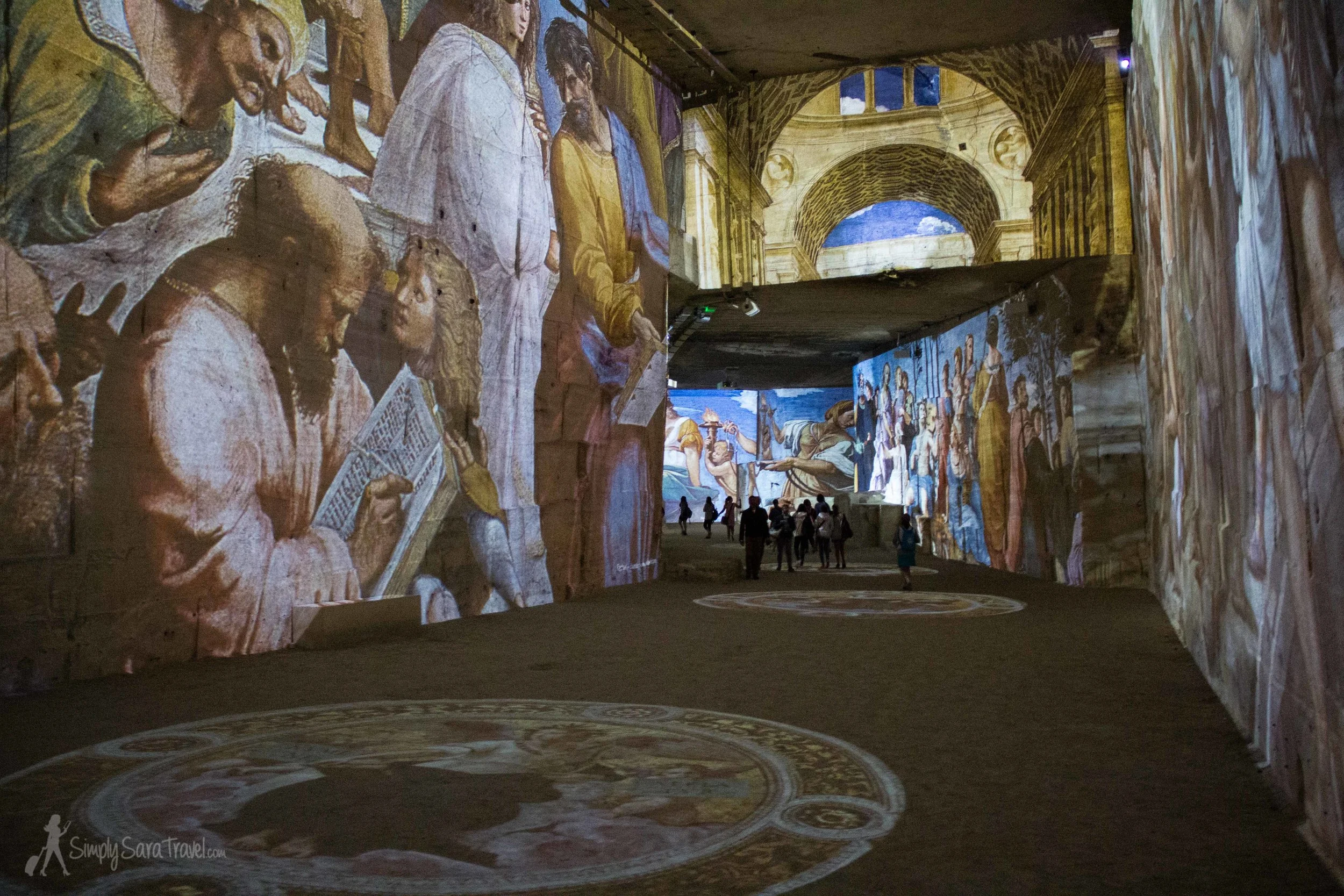 The stone quarry may seem like an odd addition to the list - but the Carrières de Lumières exhibition in the town of Les Baux-de-Provence gives a twist to walking around some mines.