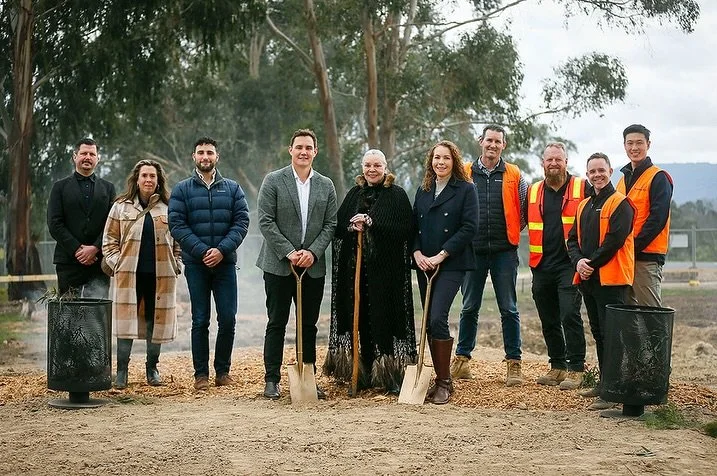 This week saw a milestone moment at Worawa Aboriginal College as we celebrated the sod turn for the new boarding house.
This project has been years in the making, shaped through deep collaboration, respect, and shared vision. Standing on Wurundjeri