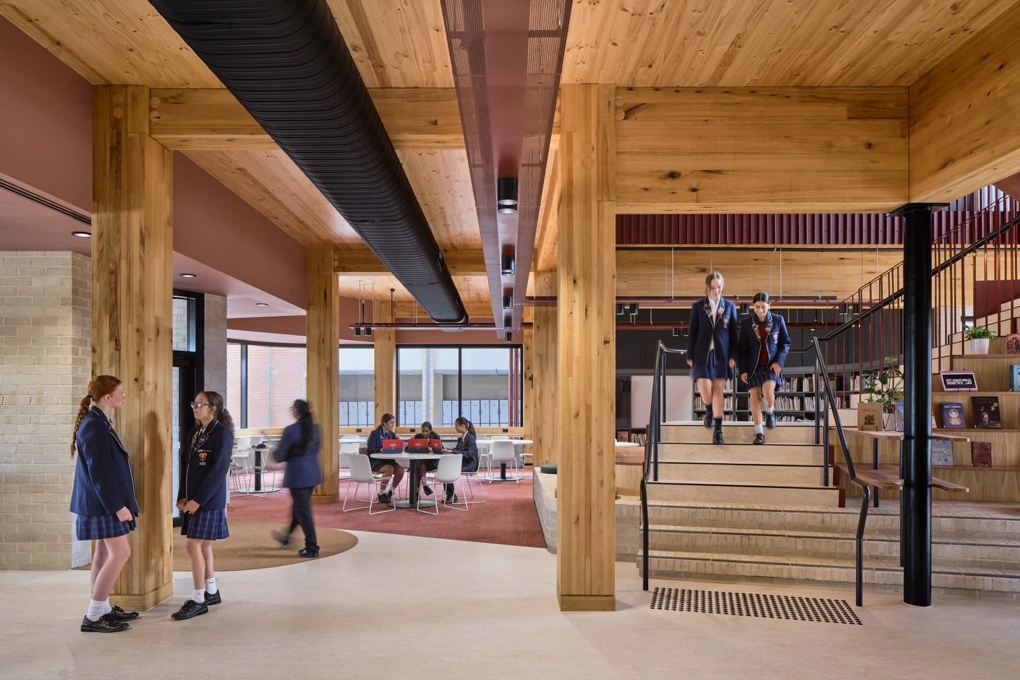 The St Teresa Library at @avila_college is officially complete and occupied. After sharing progress throughout the build, we&rsquo;re excited to showcase the completed project.

Designed to support Avila College&rsquo;s vision for future-focused lear