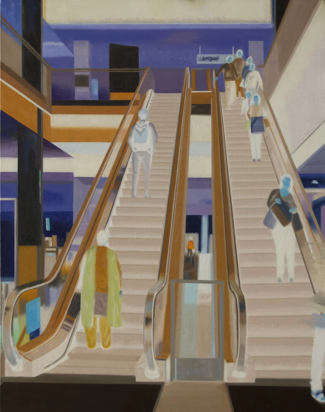   Stairway to heaven  2014   oil on canvas, 71 x 56 cm      