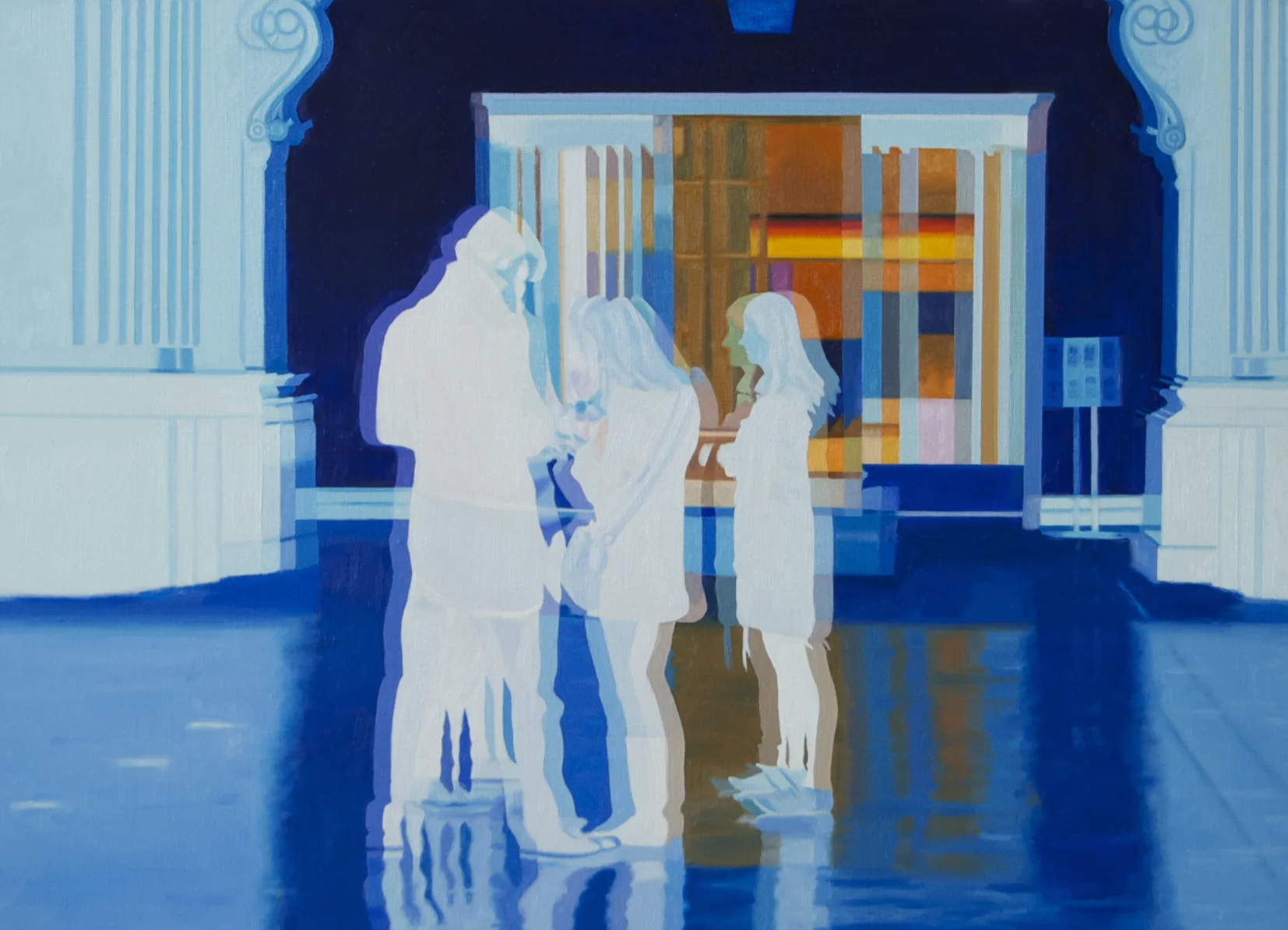   Surveillance image  2014   oil on linen, 66 x 91.5 cm     
