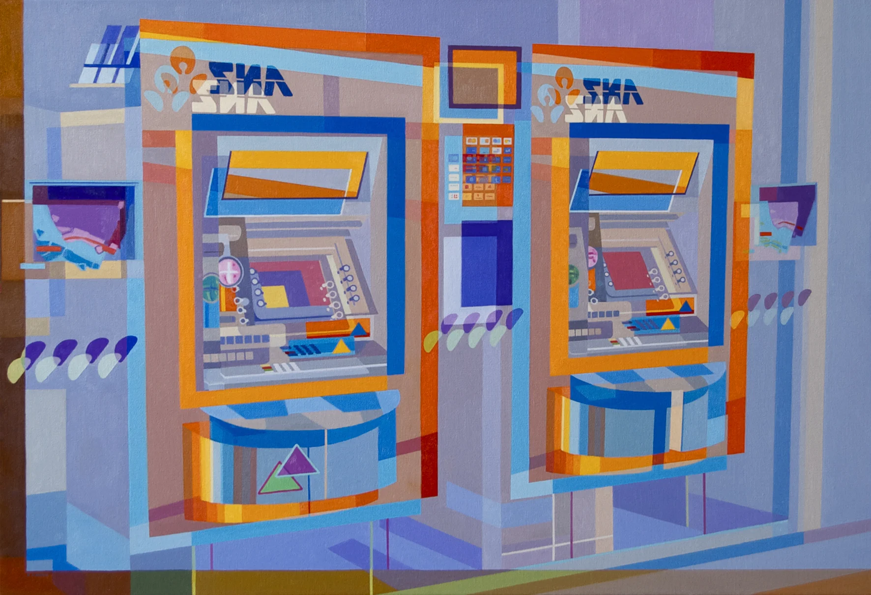   Mystic portals  2014   oil on linen, 84 x 122 cm    Gold Coast Art Prize 2014 — Finalist  