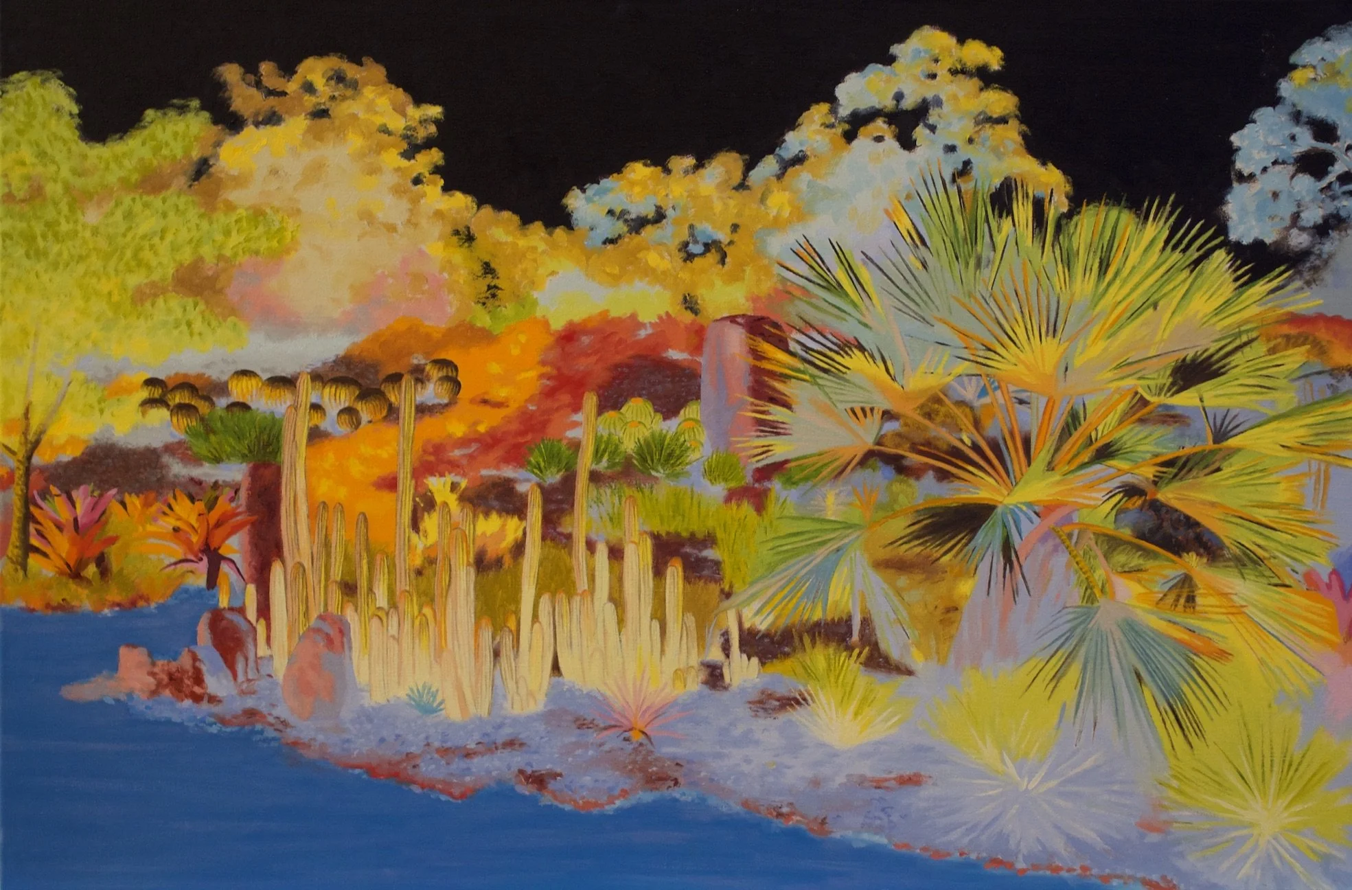   Memory of a daydream 		  2022    oil on linen    61 x 91 cm 