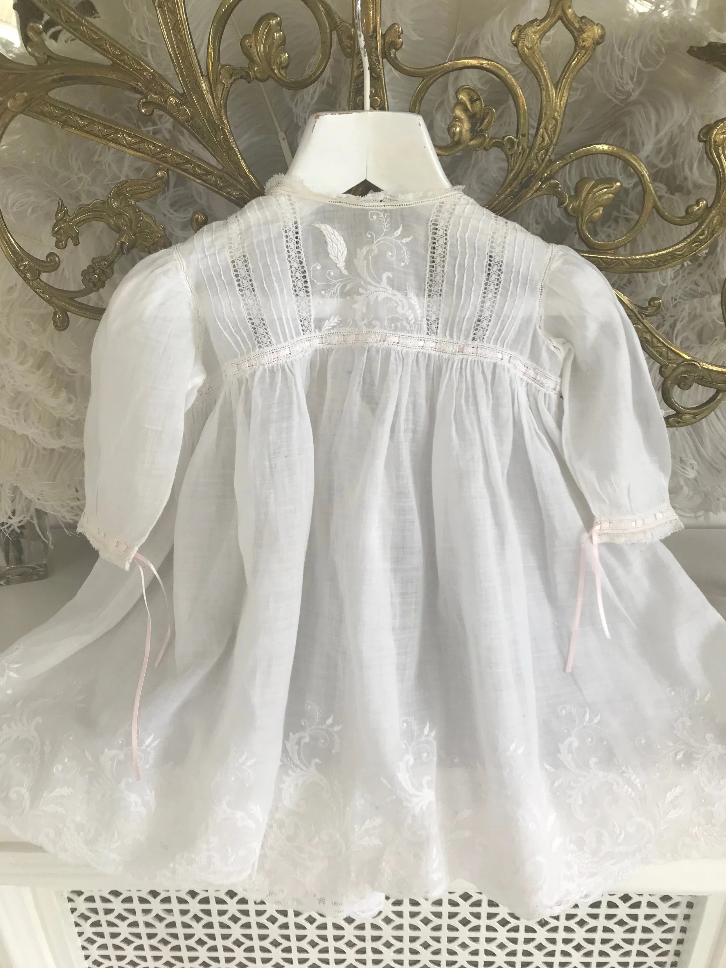 embroidered baby dress