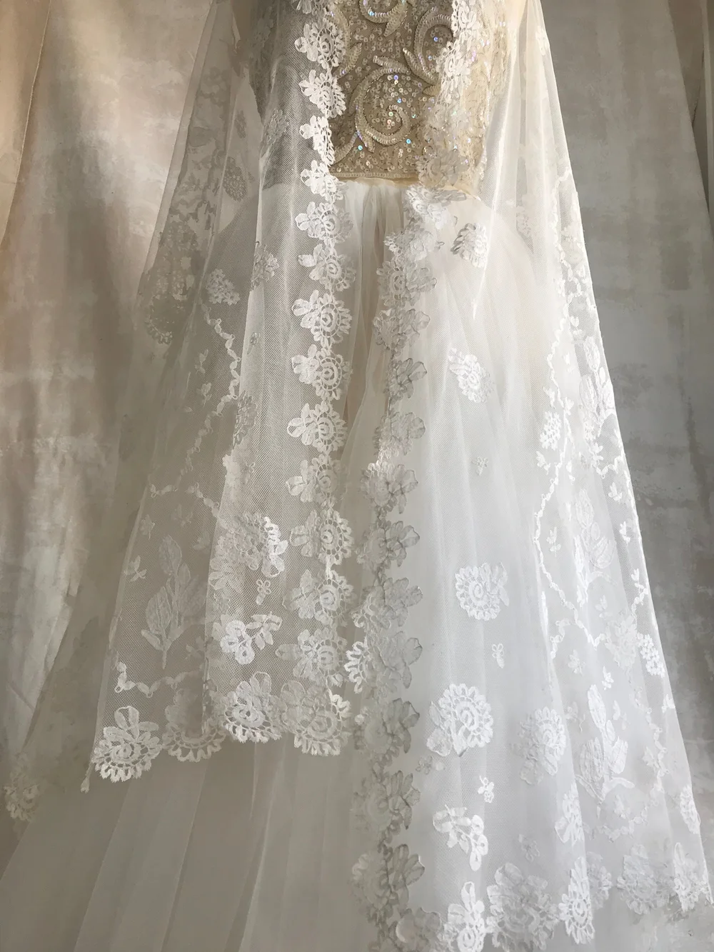 Antique Honiton Lace Stole  Sheelin Lace