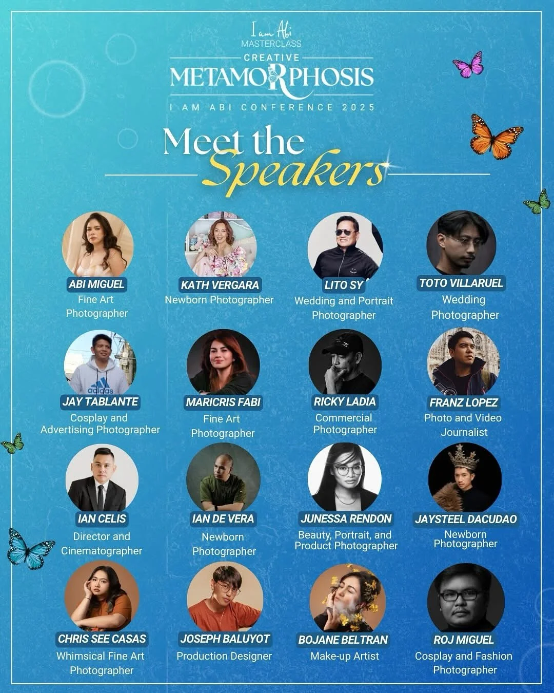 ✨ GIVEAWAY TIME ✨

I&rsquo;m giving away 5 General Passes to the I Am Abi Conference 2025: Creative Metamorphosis 🎉 (2 winners on IG + 3 winners on FB).

I&rsquo;m so excited to be back for the second year in a row 🦋 &mdash; and this year, I&rsquo;