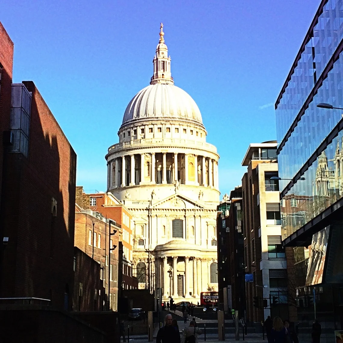 The view this morning from outside the office was nothing but uplifting. I think it’s the first blue sky I’ve seen this year!